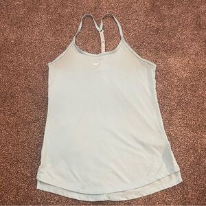 Nike Women's Light Blue Tank Top